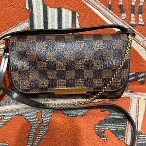LOUIS VUITTON ❤️🌟DU2154 DAMIER EBENE FAVORITE BAG⭐️